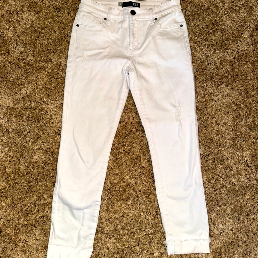 Kut jeans crop size 0 excellent condition new with tags
